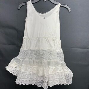 Elegant White Lace Kids under Dress